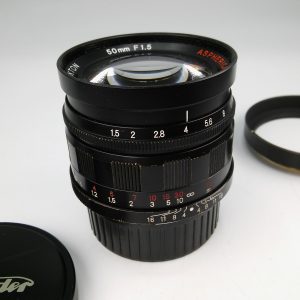 VOIGTLANDER NOKTON ASPH. 50mm F1,5 m39 + ADATTATORE LEICA M