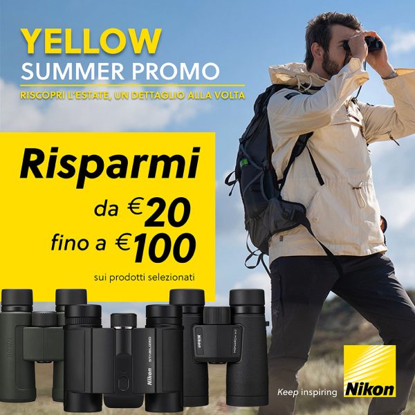 NIKON PROMO BINOCOLI YELLOW SUMMER