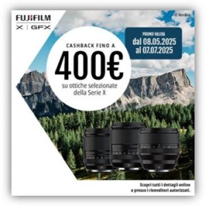 PROMO FUJIFILM OBIETTIVI XF