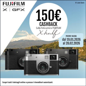 FUJIFILM X-HALF  CASHBACK €150,00