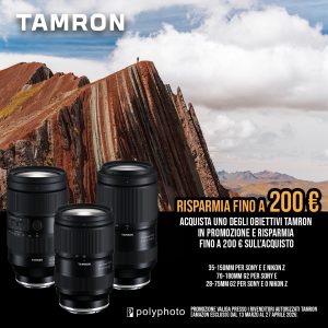 TAMRON SCONTO IN CASSA