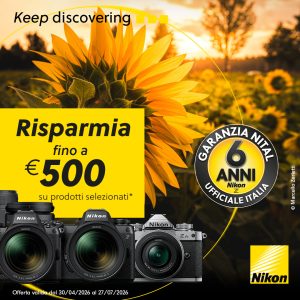 NIKON "SCONTO IN CASSA" ESTATE 2026