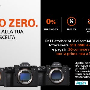 SONY FINANZIAMENTO A TASSO ZERO IN  36 MESI